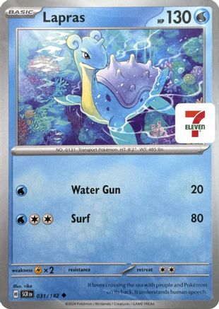 Lapras (7-Eleven Promo) 031  Miscellaneous Cards & Products - Uncommon Miscellaneous Cards & Products Pokemon Single  Squirtle Squad Card Shop.