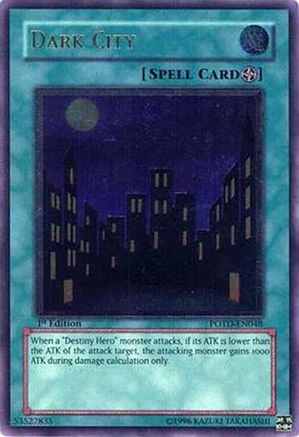 Dark City (UTR) (POTD-EN048) - Power of the Duelist 1st Edition Power of the Duelist Yugioh Single  Squirtle Squad Card Shop.