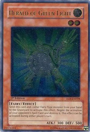 Herald of Green Light (UTR) (EOJ-EN018) - Enemy of Justice Unlimited Enemy of Justice Yugioh Single  Squirtle Squad Card Shop.