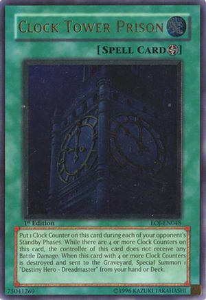 Clock Tower Prison (UTR) (EOJ-EN048) - Enemy of Justice Unlimited Enemy of Justice Yugioh Single  Squirtle Squad Card Shop.