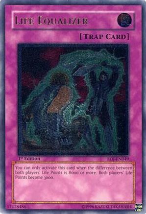 Life Equalizer (UTR) (EOJ-EN049) - Enemy of Justice 1st Edition Enemy of Justice Yugioh Single  Squirtle Squad Card Shop.
