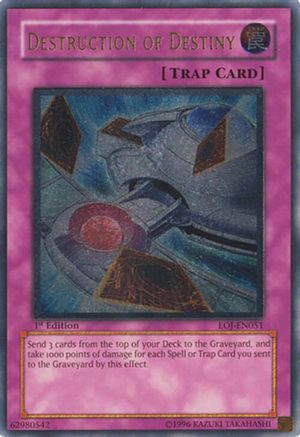Destruction of Destiny (UTR) (EOJ-EN051) - Enemy of Justice Unlimited Enemy of Justice Yugioh Single  Squirtle Squad Card Shop.