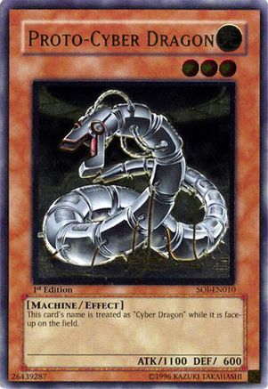 Proto-Cyber Dragon (UTR) (SOI-EN010) - Shadow of Infinity 1st Edition Shadow of Infinity Yugioh Single  Squirtle Squad Card Shop.