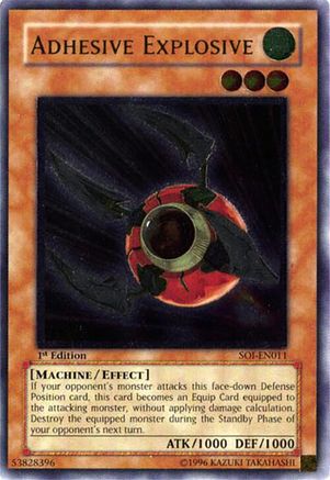 Adhesive Explosive (UTR) (SOI-EN011) - Shadow of Infinity 1st Edition Shadow of Infinity Yugioh Single  Squirtle Squad Card Shop.