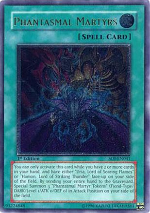 Phantasmal Martyrs (UTR) (SOI-EN041) - Shadow of Infinity 1st Edition Shadow of Infinity Yugioh Single  Squirtle Squad Card Shop.