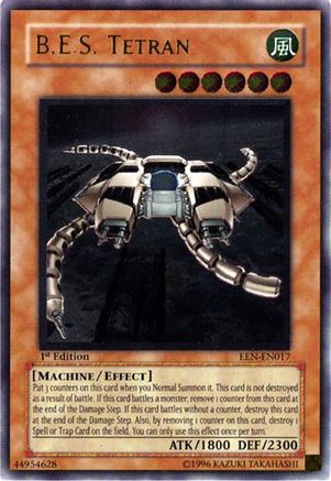 B.E.S. Tetran (UTR) (EEN-EN017) - Elemental Energy 1st Edition Elemental Energy Yugioh Single  Squirtle Squad Card Shop.