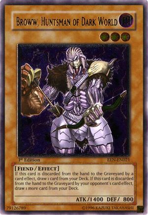 Broww, Huntsman of Dark World (UTR) (EEN-EN021) - Elemental Energy Unlimited Elemental Energy Yugioh Single  Squirtle Squad Card Shop.