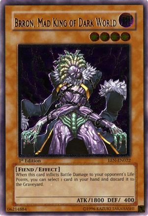 Brron, Mad King of Dark World (UTR) (EEN-EN022) - Elemental Energy 1st Edition Elemental Energy Yugioh Single  Squirtle Squad Card Shop.