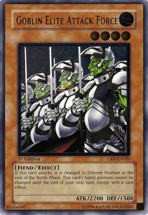Goblin Elite Attack Force (UTR) (CRV-EN020) - Cybernetic Revolution 1st Edition Cybernetic Revolution Yugioh Single  Squirtle Squad Card Shop.