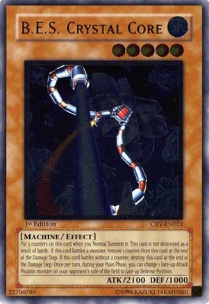 B.E.S. Crystal Core (UTR) (CRV-EN021) - Cybernetic Revolution 1st Edition Cybernetic Revolution Yugioh Single  Squirtle Squad Card Shop.