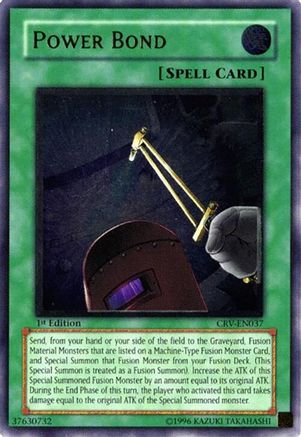 Power Bond (UTR) (CRV-EN037) - Cybernetic Revolution Unlimited Cybernetic Revolution Yugioh Single  Squirtle Squad Card Shop.