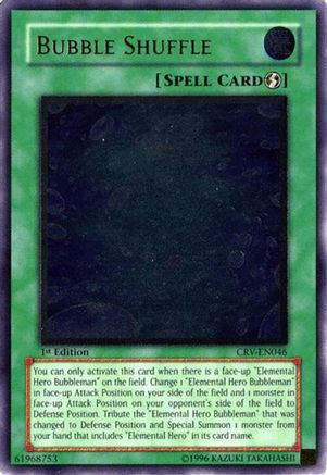 Bubble Shuffle (UTR) (CRV-EN046) - Cybernetic Revolution 1st Edition Cybernetic Revolution Yugioh Single  Squirtle Squad Card Shop.