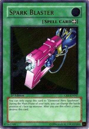 Spark Blaster (UTR) (CRV-EN047) - Cybernetic Revolution 1st Edition Cybernetic Revolution Yugioh Single  Squirtle Squad Card Shop.