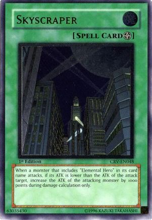 Skyscraper (UTR) (CRV-EN048) - Cybernetic Revolution 1st Edition Cybernetic Revolution Yugioh Single  Squirtle Squad Card Shop.
