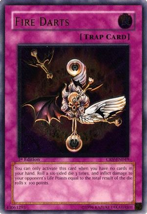 Fire Darts (UTR) (CRV-EN049) - Cybernetic Revolution Unlimited Cybernetic Revolution Yugioh Single  Squirtle Squad Card Shop.