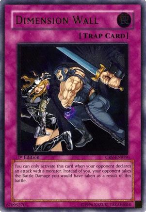 Dimension Wall (UTR) (CRV-EN059) - Cybernetic Revolution 1st Edition Cybernetic Revolution Yugioh Single  Squirtle Squad Card Shop.