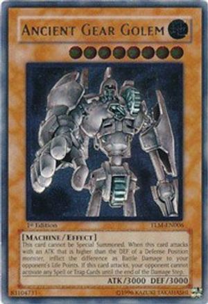 Ancient Gear Golem (UTR) (TLM-EN006) - The Lost Millennium 1st Edition The Lost Millennium Yugioh Single  Squirtle Squad Card Shop.