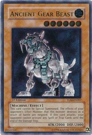 Ancient Gear Beast (UTR) (TLM-EN007) - The Lost Millennium Unlimited The Lost Millennium Yugioh Single  Squirtle Squad Card Shop.
