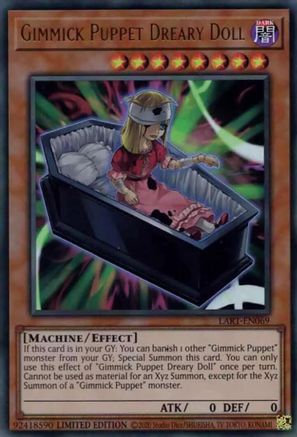 Gimmick Puppet Dreary Doll (LART-EN069) - The Lost Art Promotion Limited The Lost Art Promotion Yugioh Single  Squirtle Squad Card Shop.