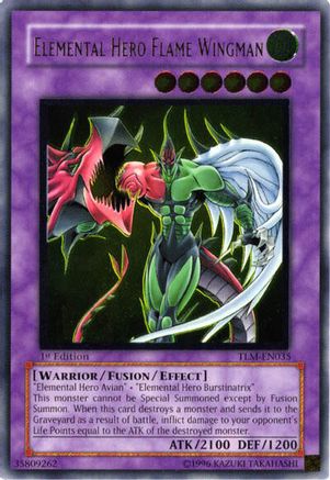 Elemental HERO Flame Wingman (UTR) (TLM-EN035) - The Lost Millennium Unlimited The Lost Millennium Yugioh Single  Squirtle Squad Card Shop.