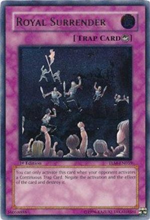 Royal Surrender (UTR) (TLM-EN059) - The Lost Millennium 1st Edition The Lost Millennium Yugioh Single  Squirtle Squad Card Shop.
