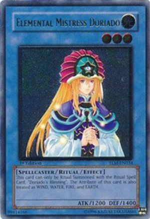 Elemental Mistress Doriado (UTR) (TLM-EN034) - The Lost Millennium 1st Edition The Lost Millennium Yugioh Single  Squirtle Squad Card Shop.