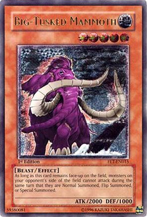 Big-Tusked Mammoth (UTR) (FET-EN015) - Flaming Eternity Unlimited Flaming Eternity Yugioh Single  Squirtle Squad Card Shop.