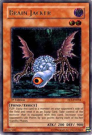 Brain Jacker (UTR) (FET-EN034) - Flaming Eternity 1st Edition Flaming Eternity Yugioh Single  Squirtle Squad Card Shop.