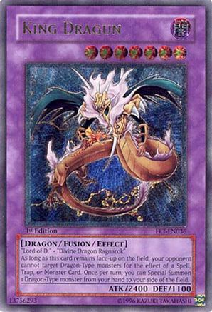 King Dragun (UTR) (FET-EN036) - Flaming Eternity 1st Edition Flaming Eternity Yugioh Single  Squirtle Squad Card Shop.