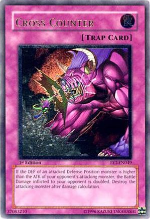 Cross Counter (UTR) (FET-EN049) - Flaming Eternity Unlimited Flaming Eternity Yugioh Single  Squirtle Squad Card Shop.
