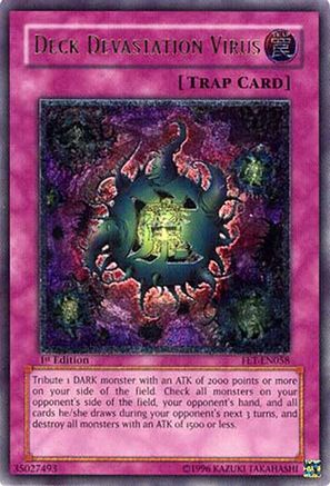 Deck Devastation Virus (UTR) (FET-EN058) - Flaming Eternity 1st Edition Flaming Eternity Yugioh Single  Squirtle Squad Card Shop.