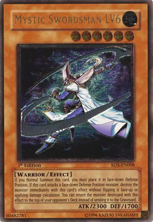 Mystic Swordsman LV6 (UTR) (RDS-EN008) - Rise of Destiny 1st Edition Rise of Destiny Yugioh Single  Squirtle Squad Card Shop.