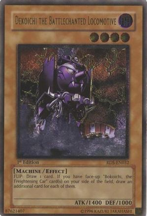 Dekoichi the Battlechanted Locomotive (UTR) (RDS-EN032) - Rise of Destiny Unlimited Rise of Destiny Yugioh Single  Squirtle Squad Card Shop.
