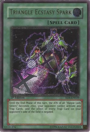Triangle Ecstasy Spark (UTR) (RDS-EN039) - Rise of Destiny 1st Edition Rise of Destiny Yugioh Single  Squirtle Squad Card Shop.
