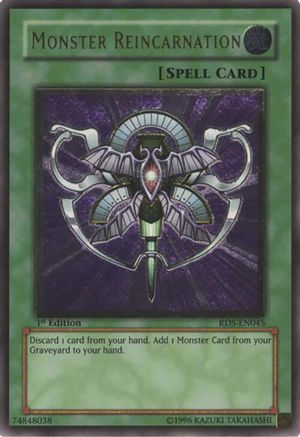 Monster Reincarnation (UTR) (RDS-EN045) - Rise of Destiny 1st Edition Rise of Destiny Yugioh Single  Squirtle Squad Card Shop.