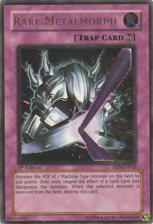 Rare Metalmorph (UTR) (RDS-EN052) - Rise of Destiny Unlimited Rise of Destiny Yugioh Single  Squirtle Squad Card Shop.