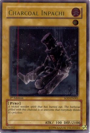 Charcoal Inpachi (UTR) (SOD-EN001) - Soul of the Duelist Unlimited Soul of the Duelist Yugioh Single  Squirtle Squad Card Shop.