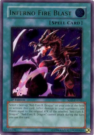 Inferno Fire Blast (UTR) (SOD-EN042) - Soul of the Duelist Unlimited Soul of the Duelist Yugioh Single  Squirtle Squad Card Shop.