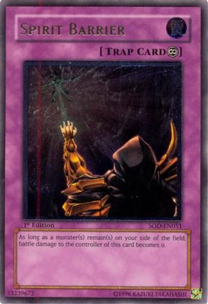Spirit Barrier (UTR) (SOD-EN051) - Soul of the Duelist 1st Edition Soul of the Duelist Yugioh Single  Squirtle Squad Card Shop.