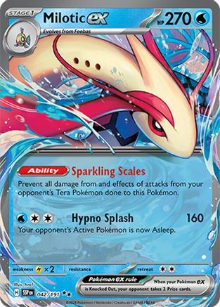 Milotic ex 042/191 – Surging Sparks – Holofoil Double Rare