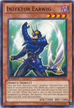 Inzektor Earwig (GAOV-EN030) - Galactic Overlord 1st Edition Galactic Overlord Yugioh Single  Squirtle Squad Card Shop.