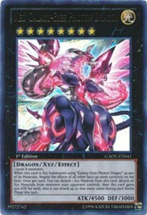 Neo Galaxy-Eyes Photon Dragon (GAOV-EN041) - Galactic Overlord 1st Edition Galactic Overlord Yugioh Single  Squirtle Squad Card Shop.
