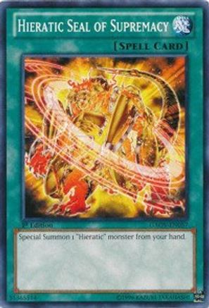 Hieratic Seal of Supremacy (GAOV-EN057) - Galactic Overlord Unlimited Galactic Overlord Yugioh Single  Squirtle Squad Card Shop.