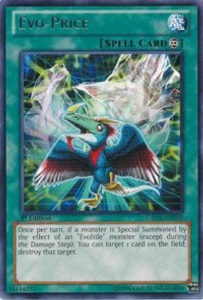 Evo-Price (GAOV-EN059) - Galactic Overlord Unlimited Galactic Overlord Yugioh Single  Squirtle Squad Card Shop.