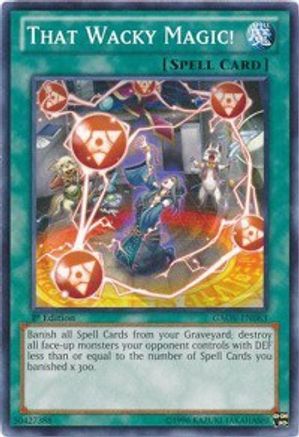 That Wacky Magic! (GAOV-EN063) - Galactic Overlord 1st Edition Galactic Overlord Yugioh Single  Squirtle Squad Card Shop.