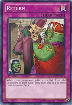 Return (GAOV-EN075) - Galactic Overlord 1st Edition Galactic Overlord Yugioh Single  Squirtle Squad Card Shop.