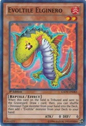 Evoltile Elginero (GAOV-EN083) - Galactic Overlord 1st Edition Galactic Overlord Yugioh Single  Squirtle Squad Card Shop.