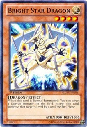 Bright Star Dragon (GAOV-EN094) - Galactic Overlord Unlimited Galactic Overlord Yugioh Single  Squirtle Squad Card Shop.