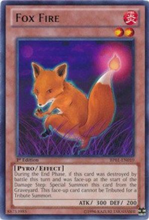 Fox Fire (BP01-EN010) - Battle Pack: Epic Dawn 1st Edition Battle Pack: Epic Dawn Yugioh Single  Squirtle Squad Card Shop.