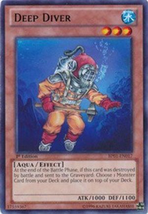 Deep Diver (BP01-EN017) - Battle Pack: Epic Dawn Unlimited Battle Pack: Epic Dawn Yugioh Single  Squirtle Squad Card Shop.